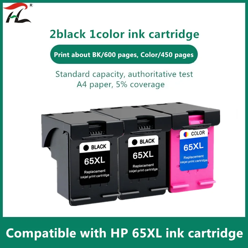 

Compatible with hp 65XL cartridge replacement 65xl hp 65 for hp DeskJet 3720 3722 3755 3730 3758 Envy 5010 5020 5030 5232 printe