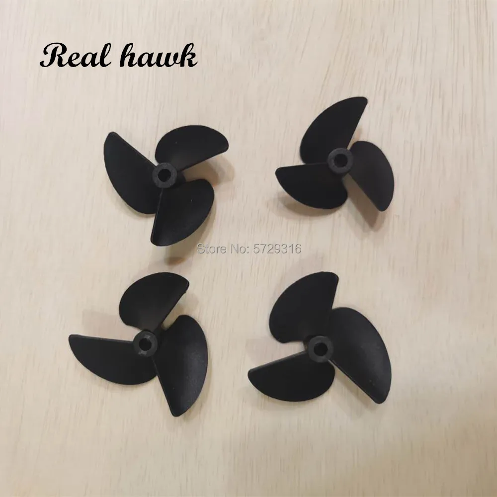 1pcs Rc Boat Propeller 3-Blade Boat Nylon left(CCW)  Propellers For 4.8mm Shaft Rc Boat 3 Blade Plastic Paddles Positive Screw