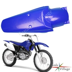 Blue Plastic Rear Fender Motocross Off Road Tail Mudguards Protector Universal for YAMAHA YZ YZF WR TTR 50 85 110 125 250 450