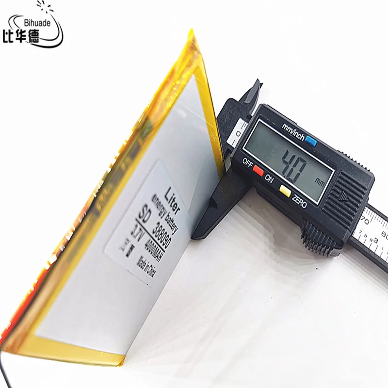 3 line 388090 3.7V 4000 mah Lithium polymer Battery with Protection Board For 7 inch 8 inch 9inch Tablet PC Ainol Aurora