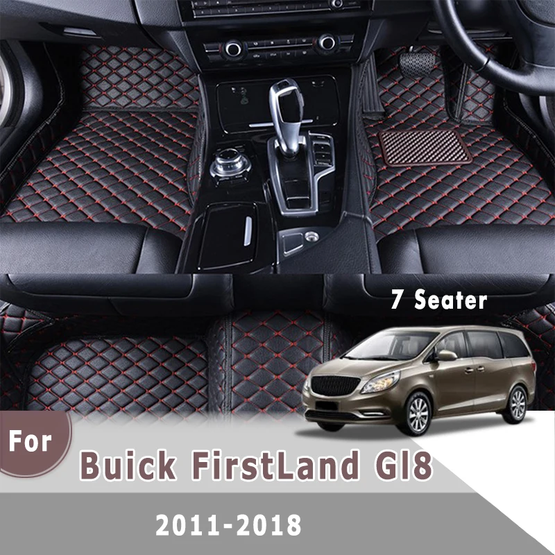 

RHD Carpets For Buick FirstLand Gl8 2018 2017 2016 2015 2014 2013 2012 2011 (7 seats) Car Floor Mats Auto Interior Covers Pads