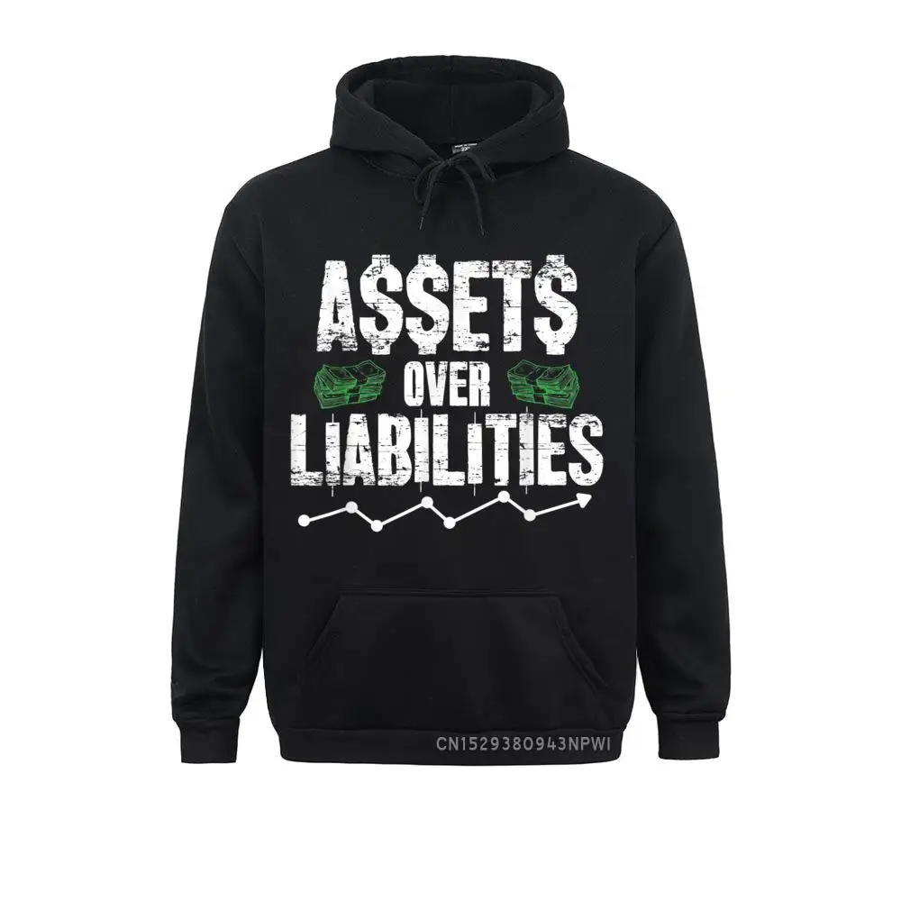 Assets Over Liabilities Funny Accounting Gift Accountant CPA Pullover Crazy Sweatshirts Hoodies For Men New Arrival Sweatshirts