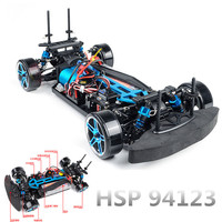 Chassis upgrade version 1/10 RC 4WD Model Car On-Road Drift Car Empty Frame Brushless version Unlimited HSP 94123