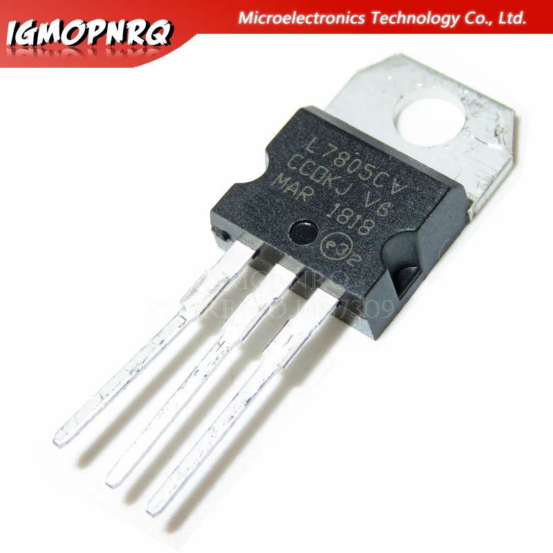 10pcs L7805CV L7805 KA7805 MC7805 Voltage Regulator 5V 1.5A TO-220 new original