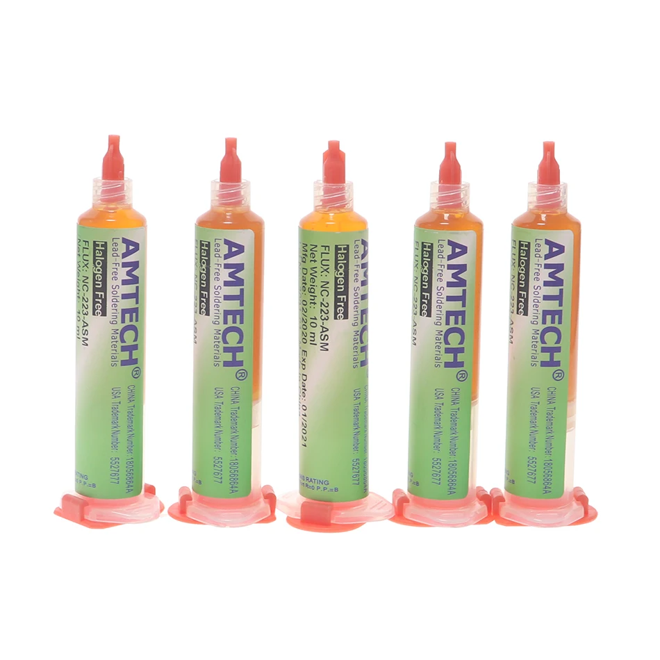 Amtech arga original com fluxo de solda sem chumbo 10cc, pasta de reparo para solda smt bga