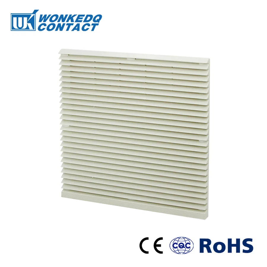 3326-230 Tủ Điện Thông Gió Lọc Bộ Lá Màn Chập Bao Quạt Dạng Lưới Tản Nhiệt Louvers Máy Thổi Thoát Khí Làm Mát Lọc Có Quạt