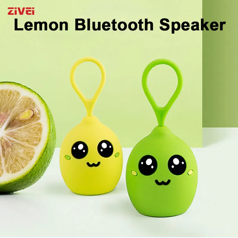 Zivei tws bluetooth alto-falante portátil mini sem fio 3w drivers enhanced baixo som de alta definição para casa ao ar livre