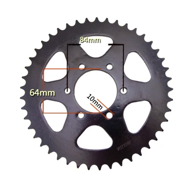 For Suzuki DR200 DS185 TC125 185 TS185 SP200 motocross rear sprocket 520 Chain 45T sprockets after sprocket