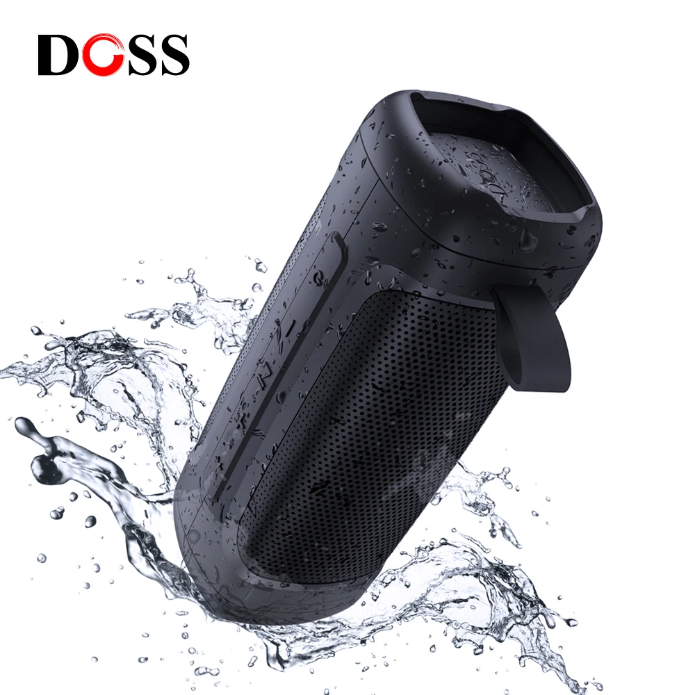 DOSS SoundBox Extreme IPX6 Waterproof Outdoor Speakers Portable Bluetooth 4.2 Sound Box TWS True Wireless Stereo Bass Music Box