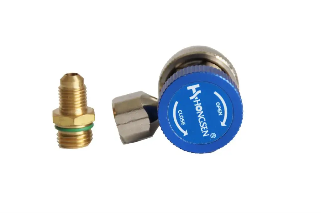Lage Druk R134a Verstelbare Connector Auto Ac Koelmiddel Manometer Connector QC-ML Gratis Verzending