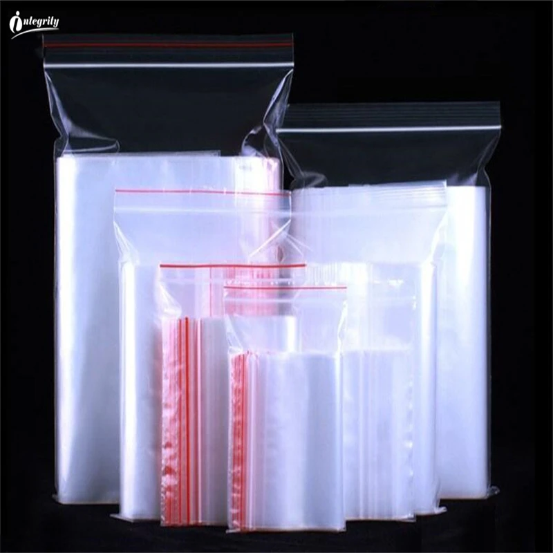 

INTEGRITY 3000pcs 8*12 cm Self Seal Plastic packaging Sundries Storage Waterproof zipper poly Festive Party Supplies Gifts Bags