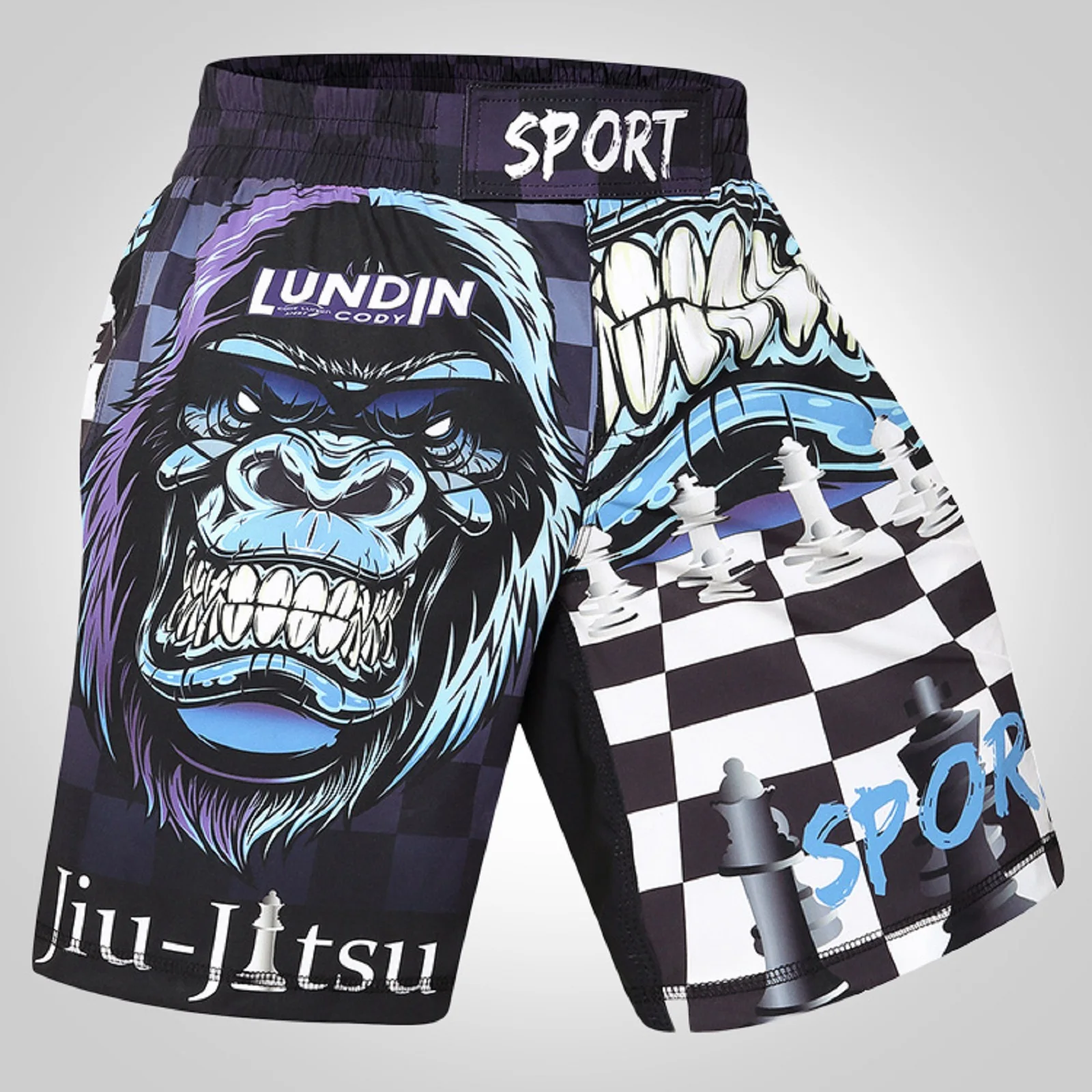 Cody Lundin High Quality Grapping Breathable Loose Casual MMA Boxing Running Exercise Men Sport Shorts Sublimation Gym Shorts