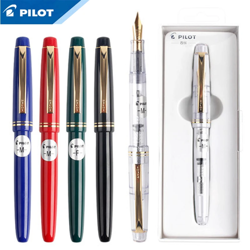 

PILOT 78g 78g+ 22k golden original Iridium fountain pen students practice calligraphy ef f m nib ink cartridge con50 converter