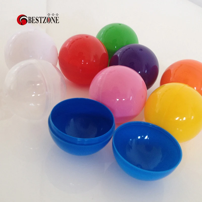 100Pcs 40MM 1.57-inch Diameter Empty Plastic Toy Capsules Surprise Lucy Ball For Vending Machine Dispenser Party Kid Gift Award