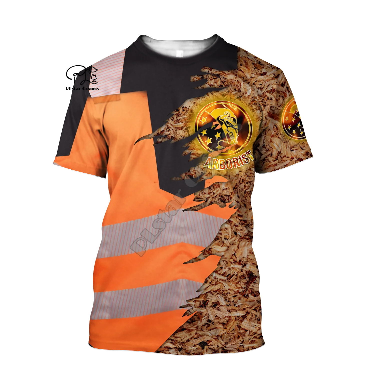 PLstar Cosmos 2021NewFashion 3DPrint Arborist  Job Worker Unisex Men/Women Harajuku Streetwear Funny Short Sleeve T-shirt W14