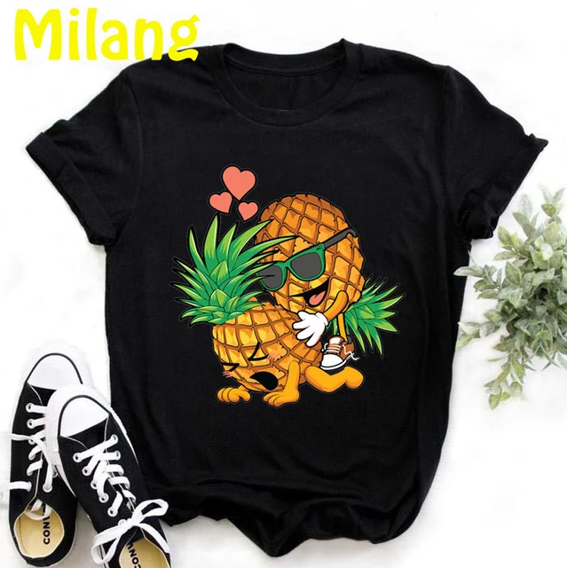 Camisa da fashion pineapple feminina