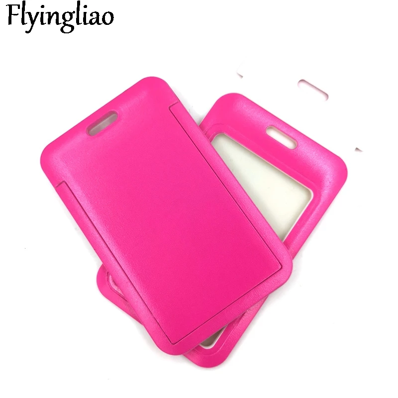 Pure Pink Color Anime Lanyard Badge Holder ID Card Lanyards Mobile Phone Rope Key Lanyard Neck Straps Keychain Key Ring