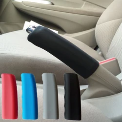 1 Pcs Car Universal Silicone Handbrake Covers Nonslip Hand Brake Cover Case Gear Knob Sleeve Protector 4 Colors