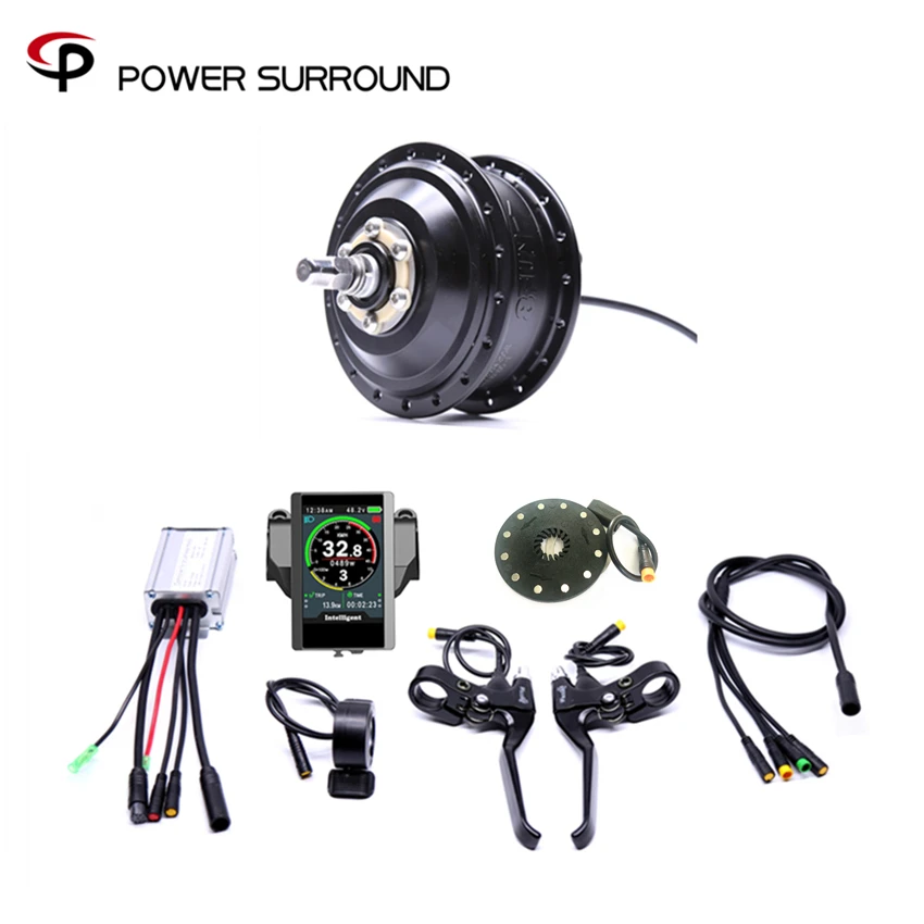 

Color display Waterproof 36v250w Bafang Front/rear Electric Bike Conversion Kit Brushless Hub Motors Motor Wheel Ebike System