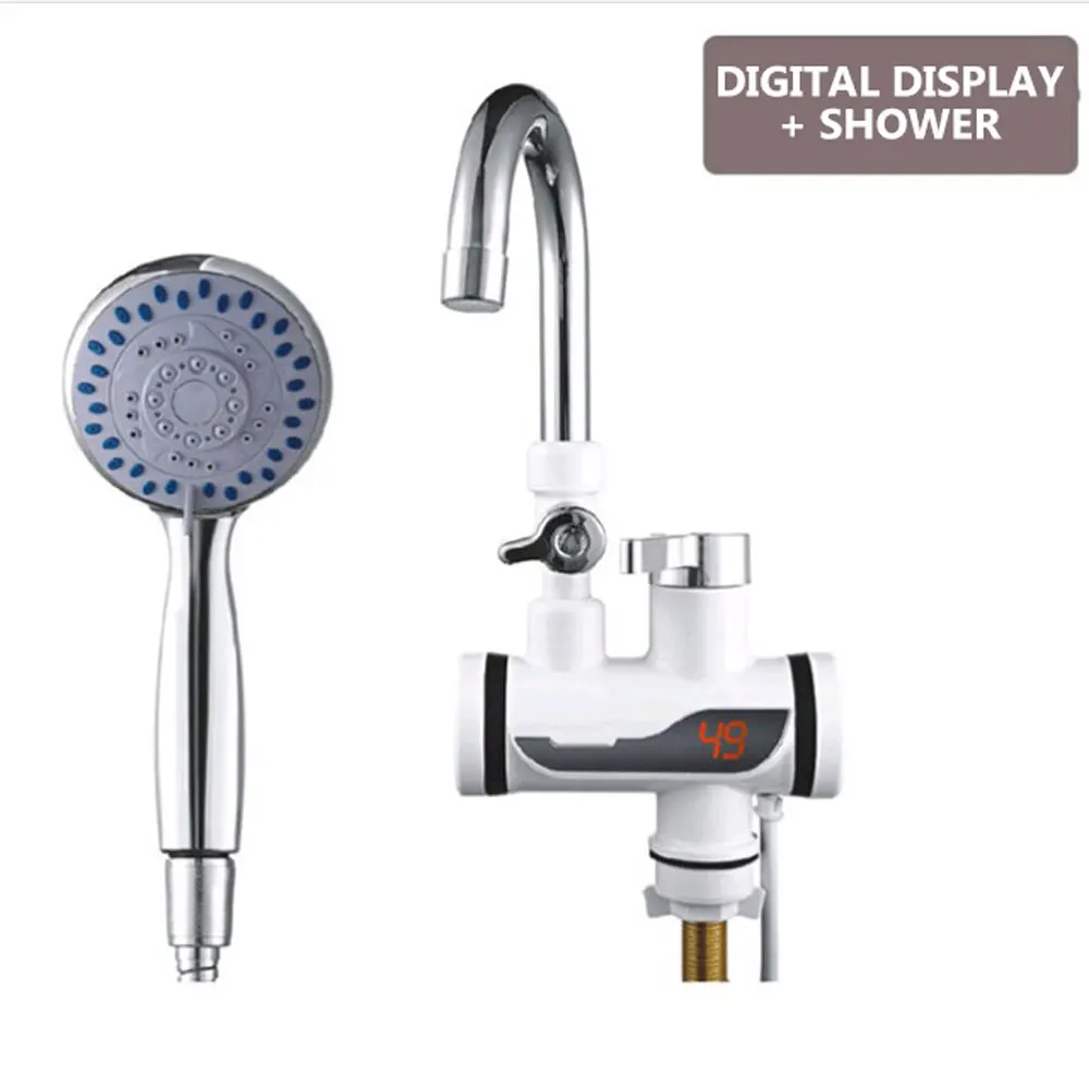 욕실 인스턴트 온수 수도꼭지, 전기 온수 수도꼭지, 즉시 3 초 가열, 주방 수도꼭지, 이중 용도