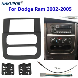 Car Radio Fascia For Dodge Ram 1500/2500/3500 2002 2003 2004 2005 Auto Stereo Dash Refit Bezel Faceplate Installation Frame Kit
