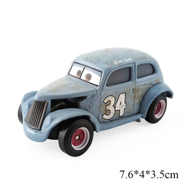 Disney Pixar Car 2 3 saetta Mcqueen veicolo auto modello metallo 1:55 giocattoli caldi regalo di capodanno presente per ragazzi