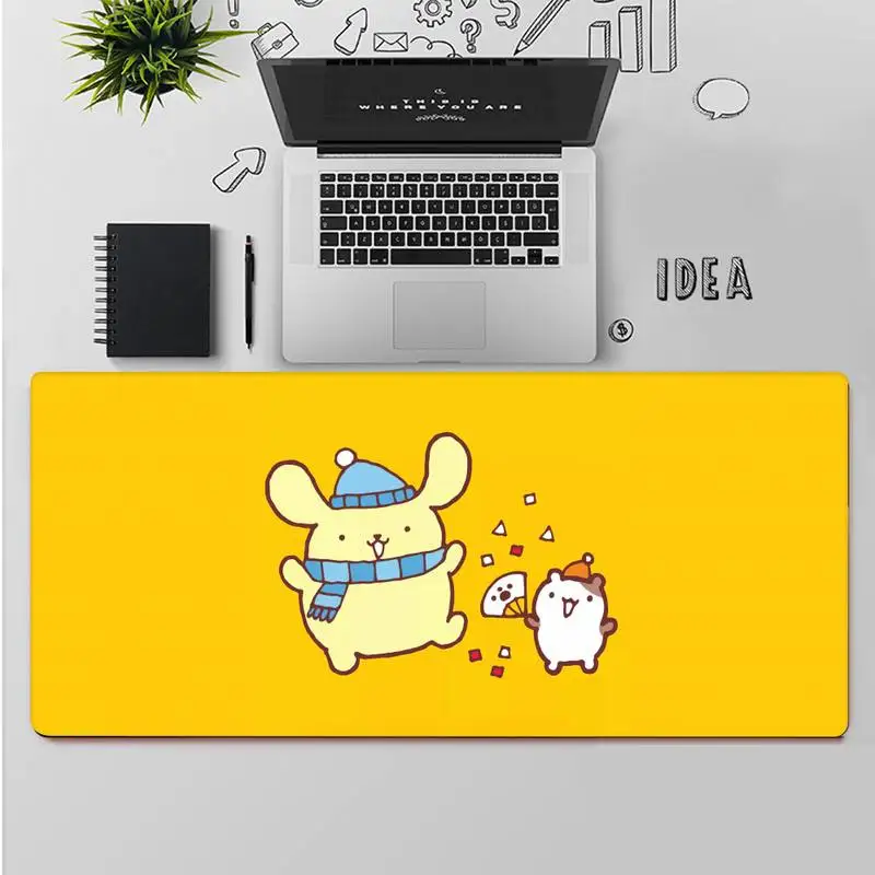 Bonito pompompurin Mouse Pad mesa tapete PC Laptop Computador IPAD Notebook Borracha Atacado Mat