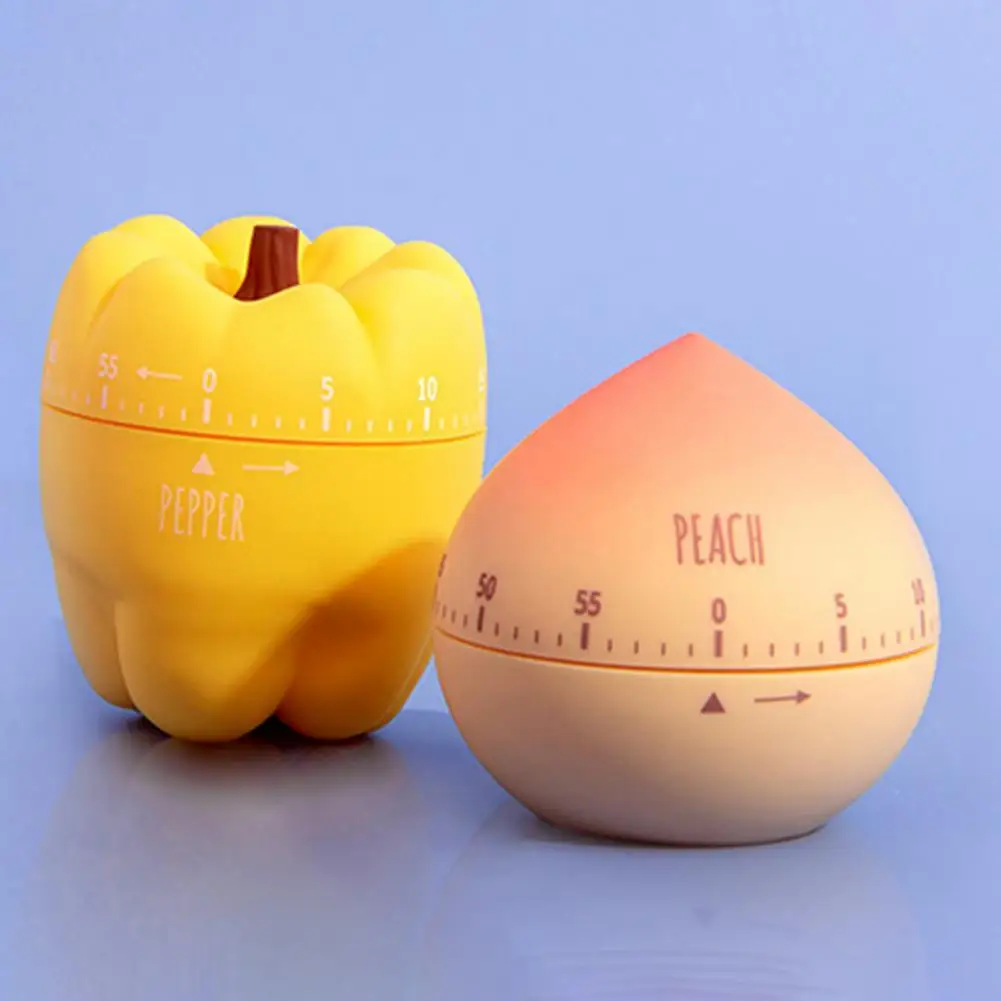 Kitchen Timer Kitchen Gadgets Pomodoro Cute Fruit Manual Mechanical Visual Countdown Cooking Timer for Kitchen Cooking Kids