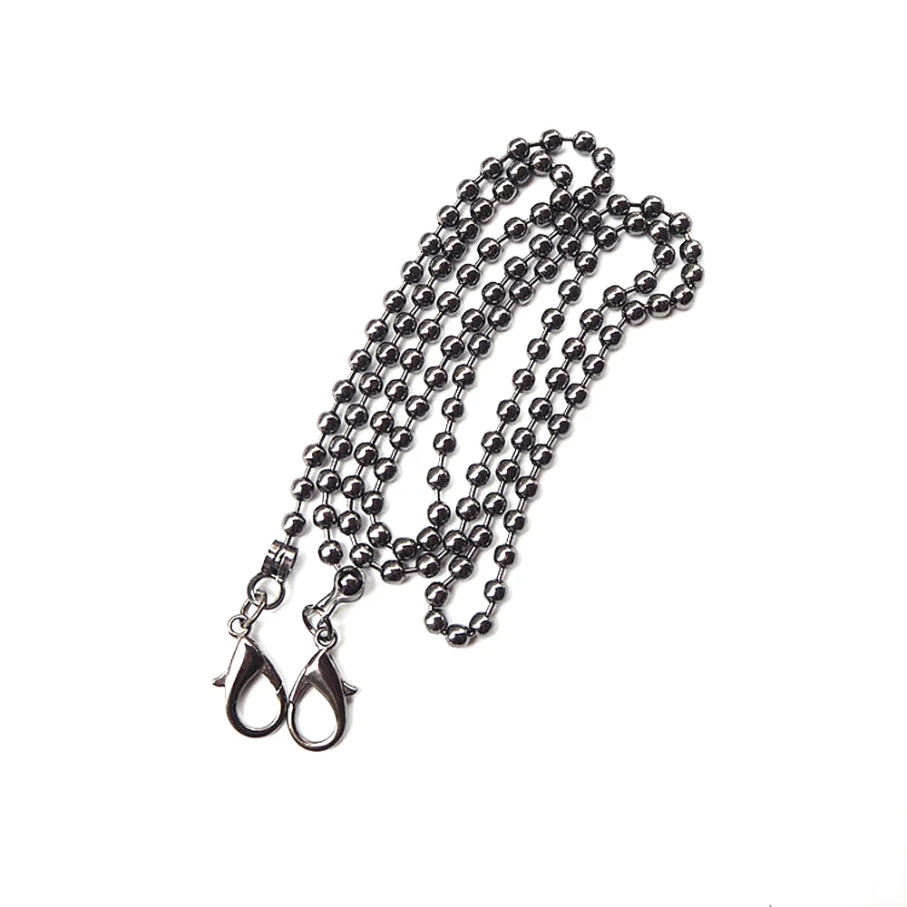 20Pcs Multicolor Metal Ball Chains Handbag Clutch Crossbody Shoulder Bag Straps DIY Luggage Hardware Accessories 120cm