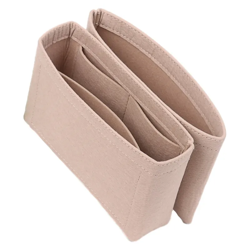 Felt Cloth Bag Liner For Pochette Metis East Weat Bag Multi-functional Travel Insert Bag Makeup Organizer Shaper Bag