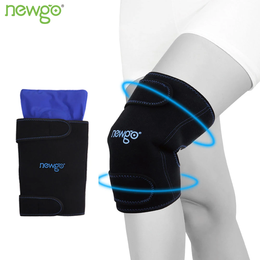 Adjustable Ice Pack for Injuries Knee Pads Support Hot Cold Compress Therapy Pain Relief Reusable Knee Brace Joints Sports Wrap