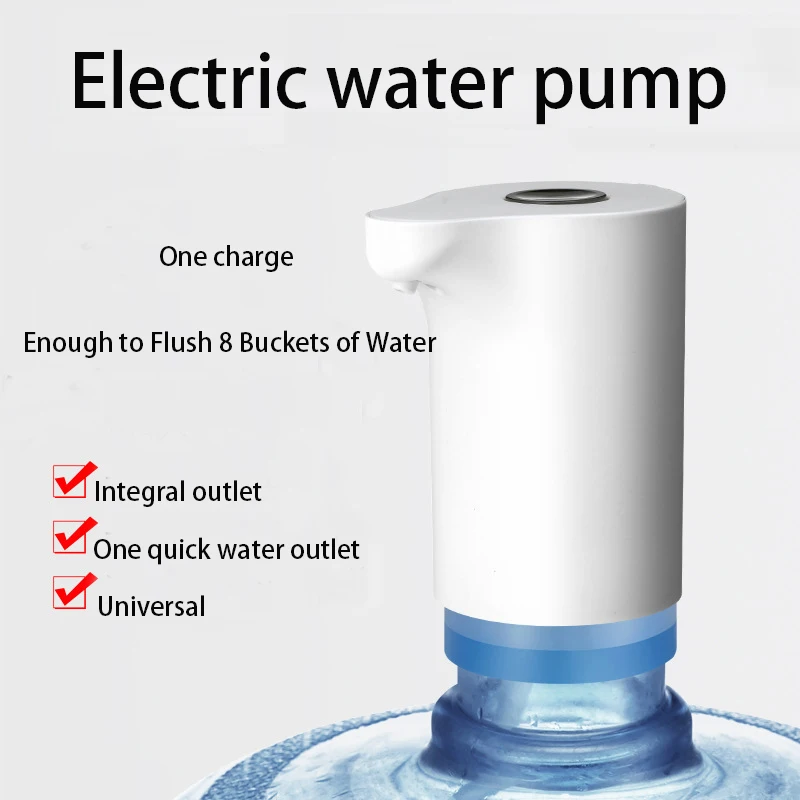 YenvQee Water Dispenser Pump Electric Water Bottle Pump USB Chgarge Automatic Portable Bottle Switch