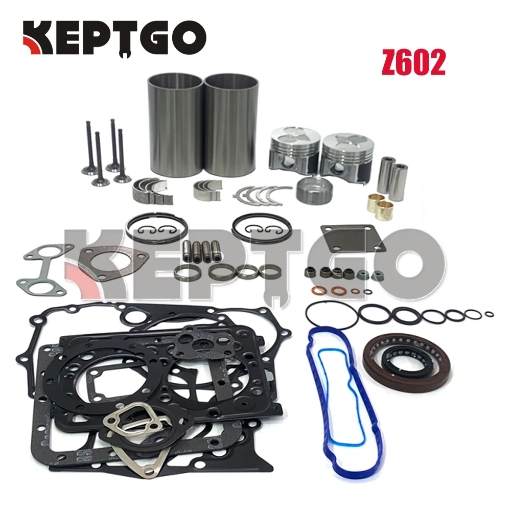 New Z602 Overhaul Rebuild Kit For Kubota Engine BX1500 Compact Utility Tractor