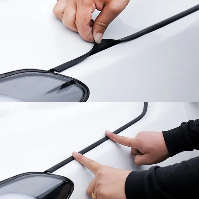 Car Hood Sealing Strip Universal Auto Rubber Seal Strip for Engine Covers Seals Trim Sealant Waterproof Anti Noise Accessories