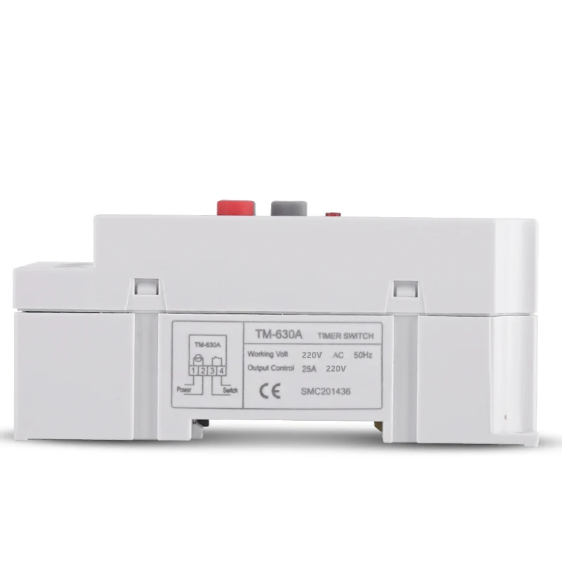 Imagem -05 - Sintimer-interruptor Digital Eletrônico 30a 220v ac 12v Trilho Din Temporizador Dias Programável Horário de Relógio Controle