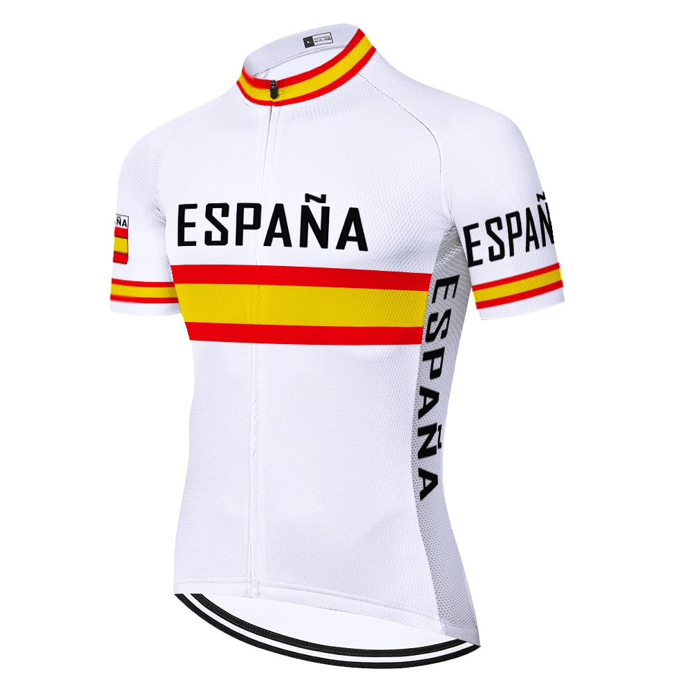 2023 Spain Велоджерси Мужская Jersey Ciclismo Hombre Camisa Ciclista Masculino Cycling Jersey 자전거 져지 자전거옷 Mtb Shirt