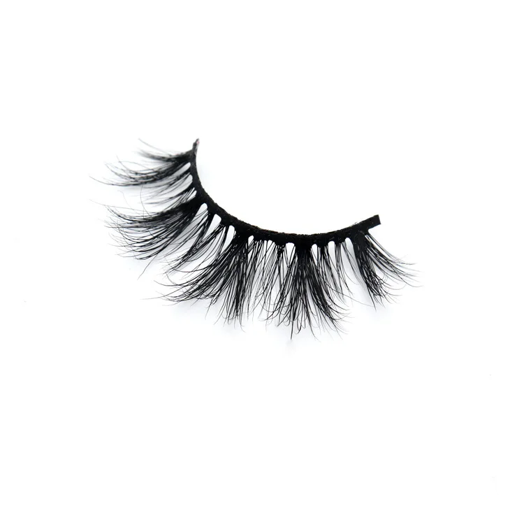 Hot Selling Mink Fur False Eyelashes Naturally Curled Stereo Long Natural Mink Fur False Eyelashes A Pair Makeup Cosmetic Gift