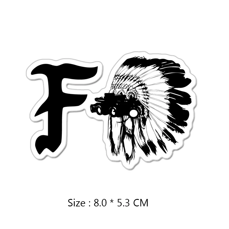 Military Accessory Stickers Waterproof Vinyl Logo Pegatinas Forward Army Decals for Car Motor Pitcher Fridge Skateboard Luggage