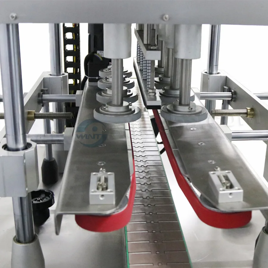 Mesin Tutup Botol Semprot Otomatis Tutup Botol Plastik PET Linier Kecepatan Tinggi Tutup Pengencang Sekrup untuk Sampo Madu Lotion