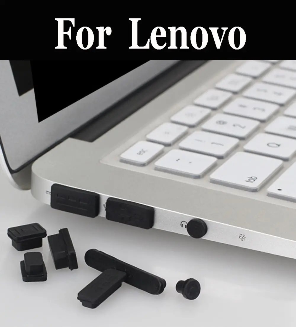 12pcs Silicone Anti Dust Plug Cover Stopper Dust Plug Laptop For Lenovo Y70 G70 P71 110 S205 C330 120s Yoga X280 X220 X260 X270