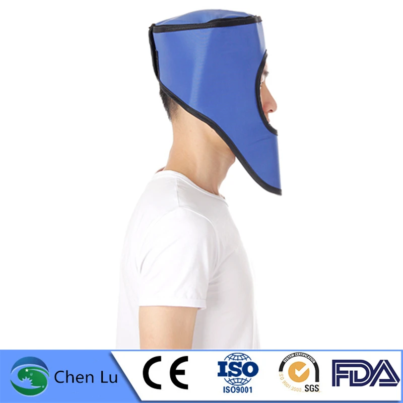 Direct selling x-ray gamma ray radiation protective 0.5mmpb lead cap radiological protection high quality lead one-piece hat