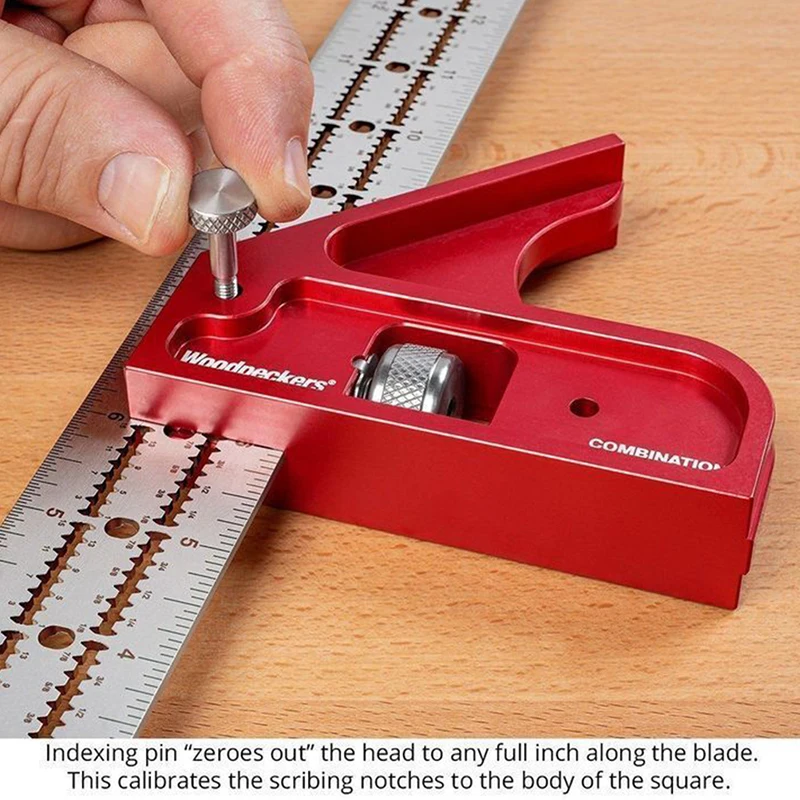 Imagem -04 - Régua Ferramenta Escalável para Woodpecker T-tipo Régua Buraco Inoxidável Scribing Marcação Line Gauge Carpenter Measuring Tool
