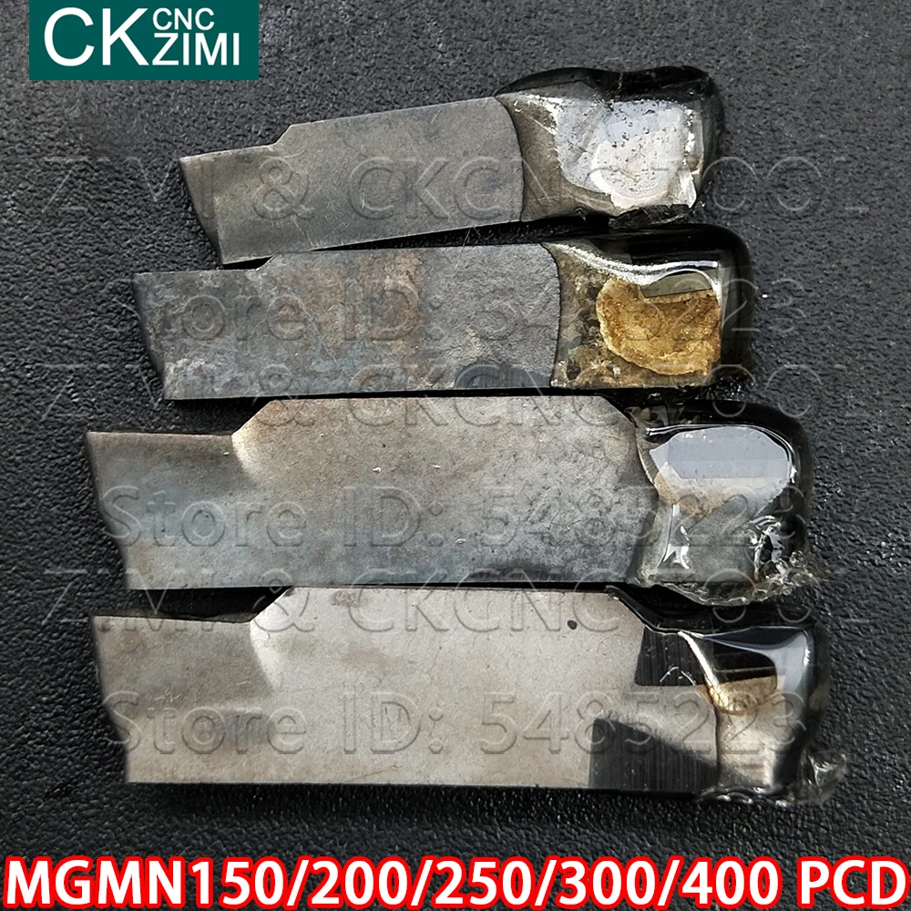 MGMN150 MGMN200 MGMN250 MGMN300 MGMN400 PCD Insert Turning Insert CNC Diamond Lathe Cutter Grooving Blade Tool MGMN for aluminum