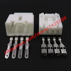 1 Set 4 Pin Automobile Woofer Horn Wire Socket 2.8 Series Plastic Housing Unsealed Connector For Ford Mondeo Mazda 7183-4347