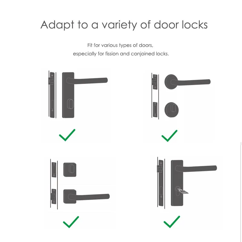 Tuya APP Smart Lock GIMDOW Password Lock Hotel Apartment Intelligent Sticker Installation Bluetooth-compatible Electronic Lock