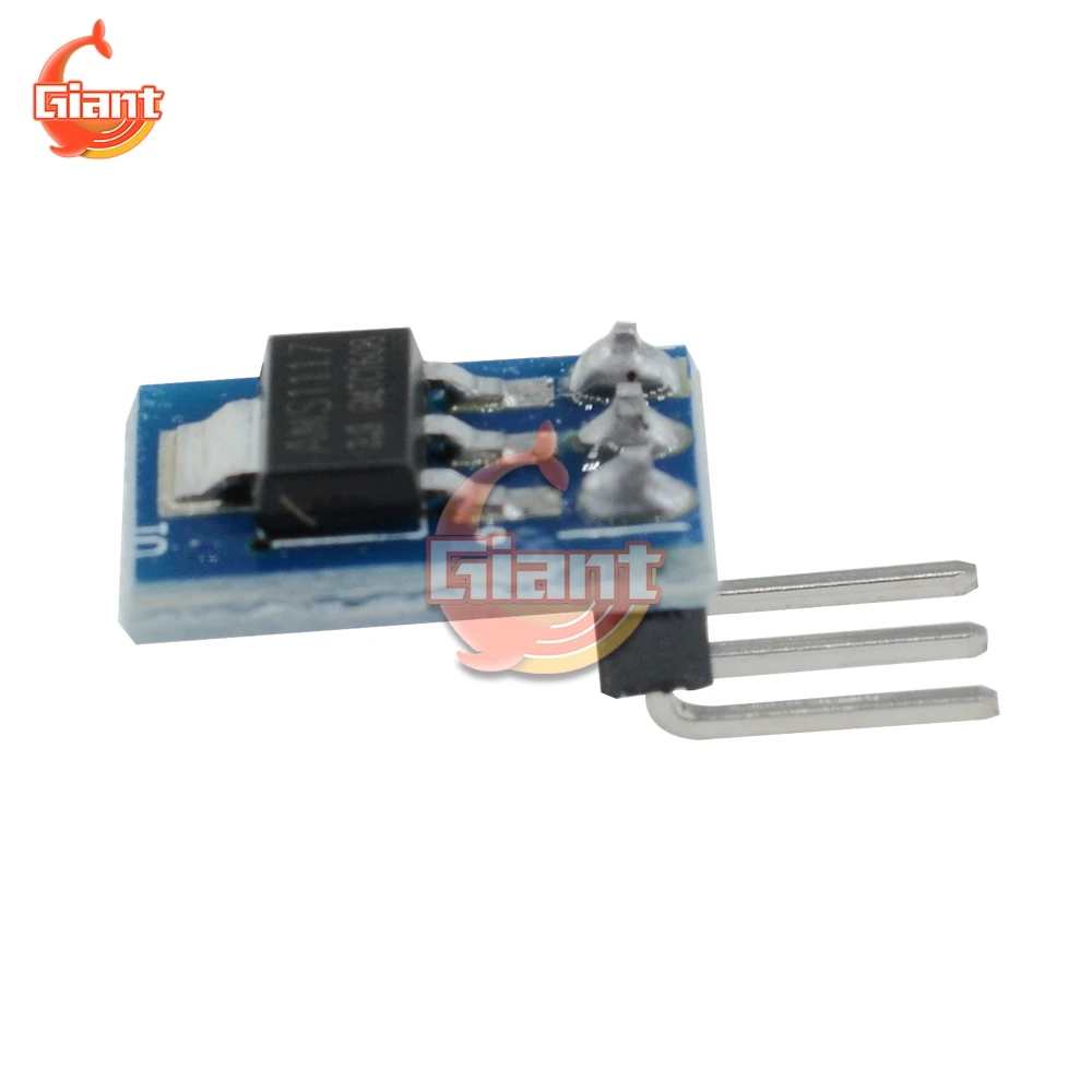 AMS1117 3.3V Power Supply Module 3 Feet AMS1117-3.3V Power Module LDO 800MA DC-DC Step Down Power Buck Module DIY Board