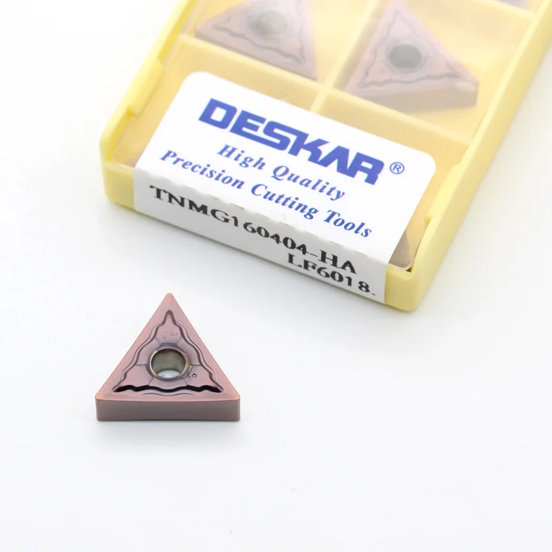 TNMG160404 HA MS LF6018 TNMG160408 твердосплавные вставки DESKAR токарный станок токарный инструмент резак для нержавеющей стали