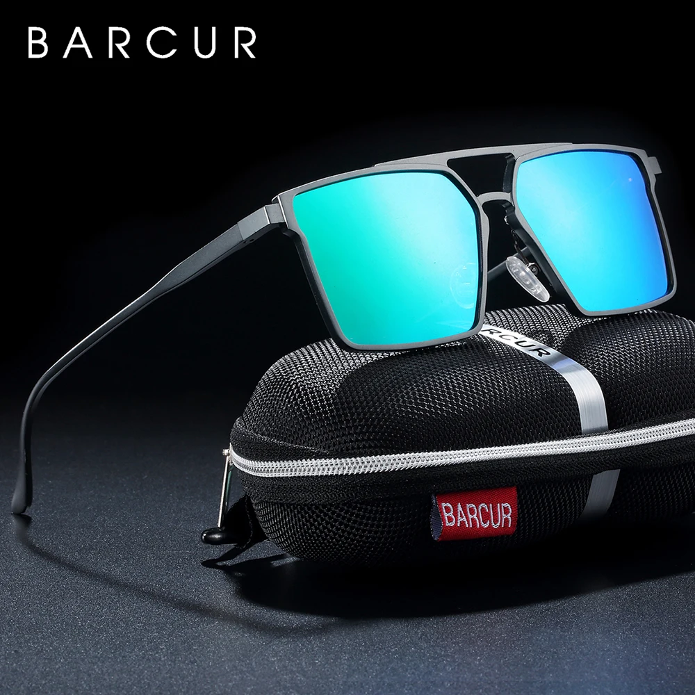 

BARCUR Aluminum Polarized Sunglasses Women Fashion Light Sun glasses Men UV400 Oculos de sol