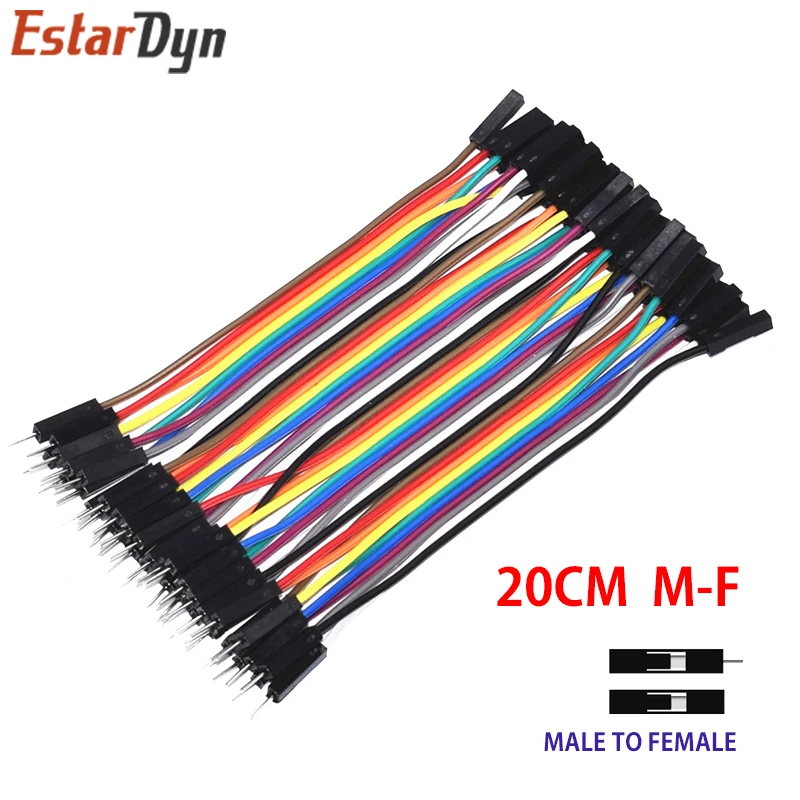 Dupont Lijn 10 cm/20 CM/30 CM Man op Man + Vrouw naar Man + Vrouw tot Vrouw Jumper Draad Dupont Kabel voor arduino DIY KIT