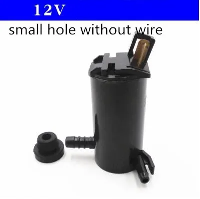 Pompe Lave-Glace Universelle 12V/24V - Moteur Jet D'Eau Pare-Brise Voiture, Résistante -25°C à +80°C